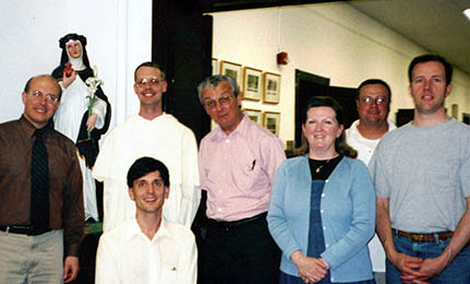 The chapter in 2004 with Fr. John Paul Walker, O.P.